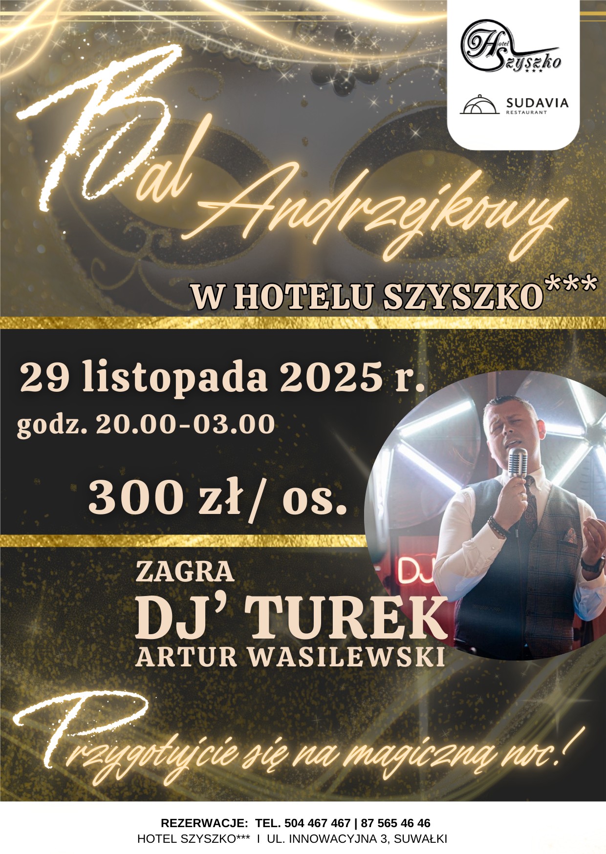 Bal Andrzejkowy w Hotelu Szyszko – zapowiedź wydarzenia