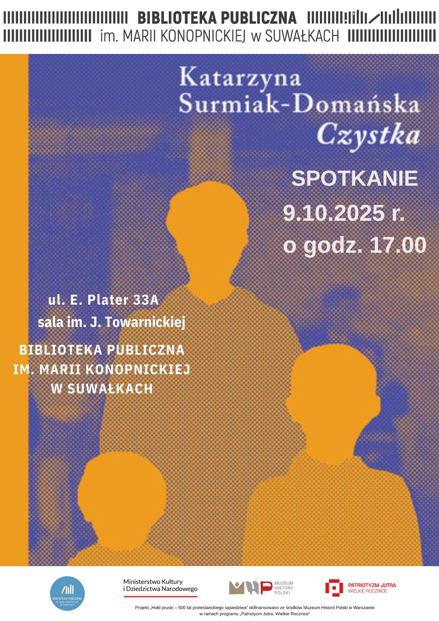 Spotkanie autorskie z Katarzyną Surmiak-Domańską w Suwałkach