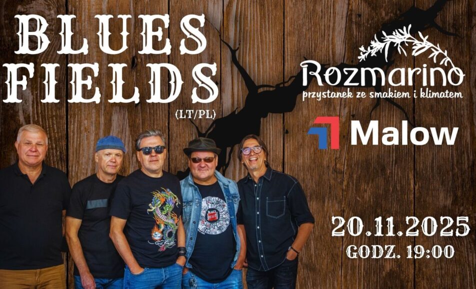 Zespół Blues Fields z Litwy i Polski podczas koncertu
