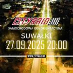 samochodowa gra orientacyjna CityRaid w Suwałkach