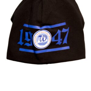 Czapka beanie Wigry Suwałki „1947” – czarna, rozmiar M