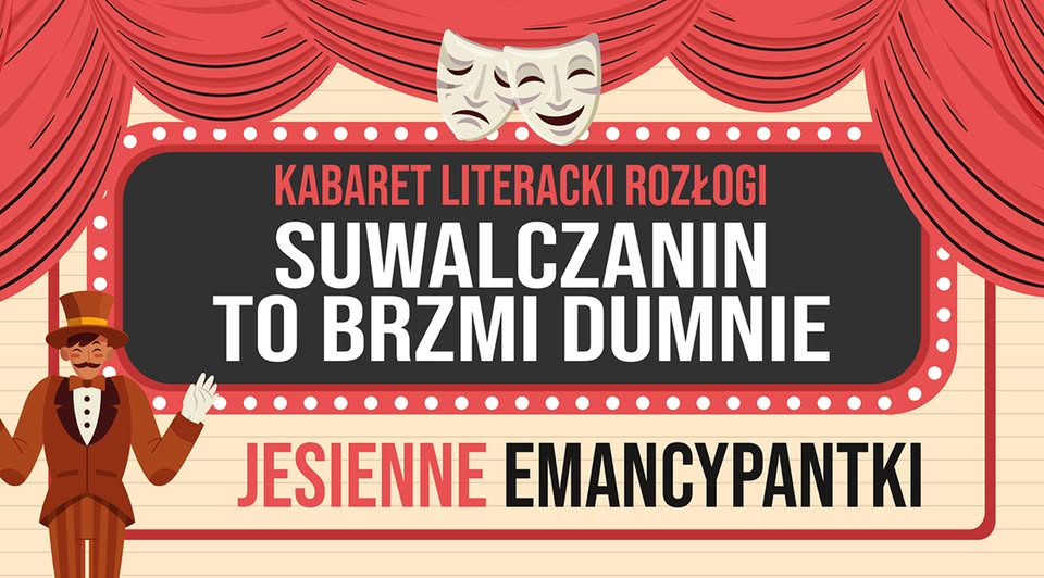 Afisz wydarzenia Kabaret Literacki Rozłogi poświęcony Klotyldzie Dargielowej