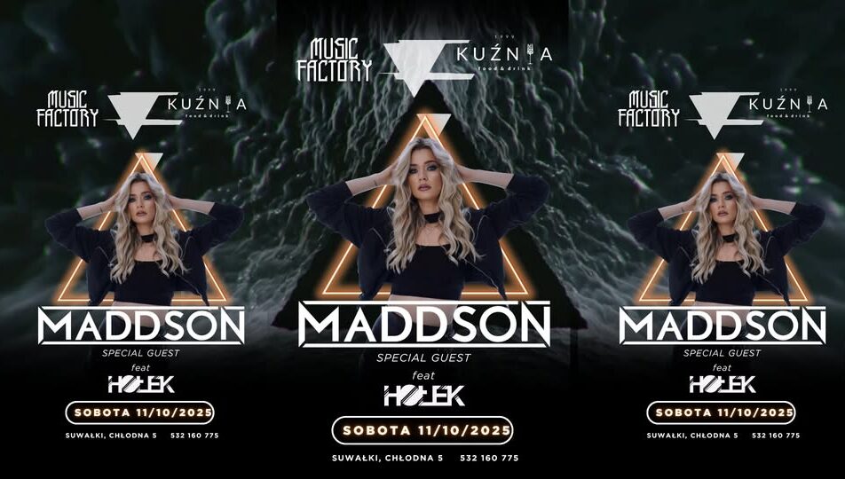 DJ Maddson i DJ Hołek zagrają w Kuźni w Suwałkach 11 października
