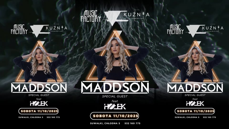 DJ Maddson i DJ Hołek zagrają w Kuźni w Suwałkach 11 października