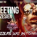 Plakat imprezy Otwarcie Sezonu Klubowego z listą DJ-ów i datą wydarzenia