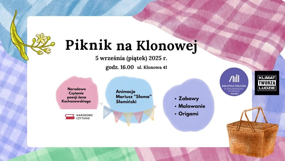 uczestnicy pikniku biorący udział w warsztatach i czytaniu poezji