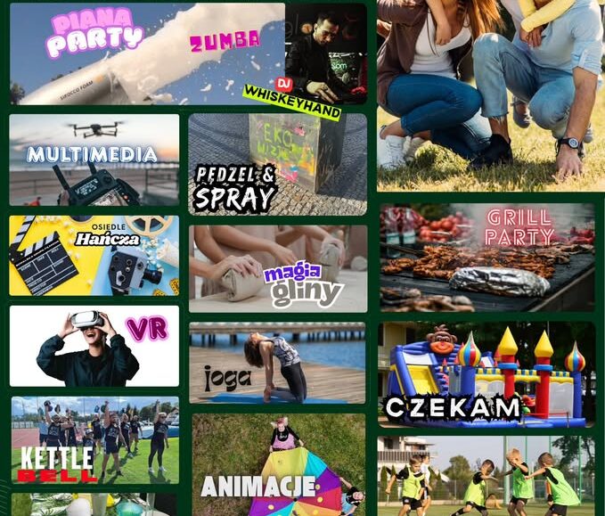 Piknik rodzinny z atrakcjami dla dzieci i dorosłych na osiedlu Hańcza