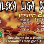 Plakat Suwalskiej Ligi Darta Jesień 2025