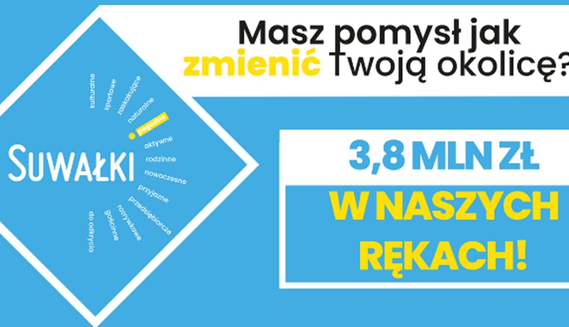 Suwalski Budżet Obywatelski 2026 – zachęta do zaangażowania mieszkańców suwalski budzet obywatelski 2026 zacheta do zaangazowania mieszkancow