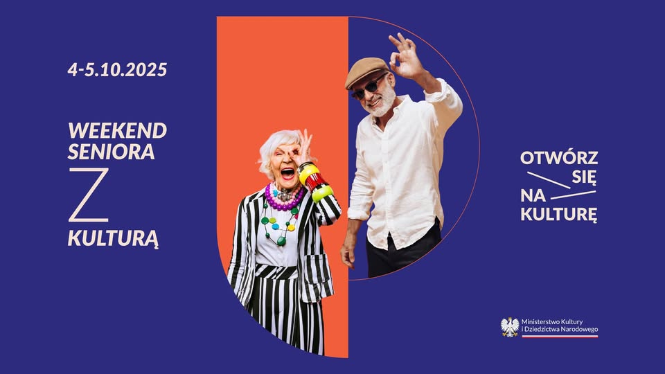 Plakat zapowiadający koncert seniorów w Suwalskim Ośrodku Kultury
