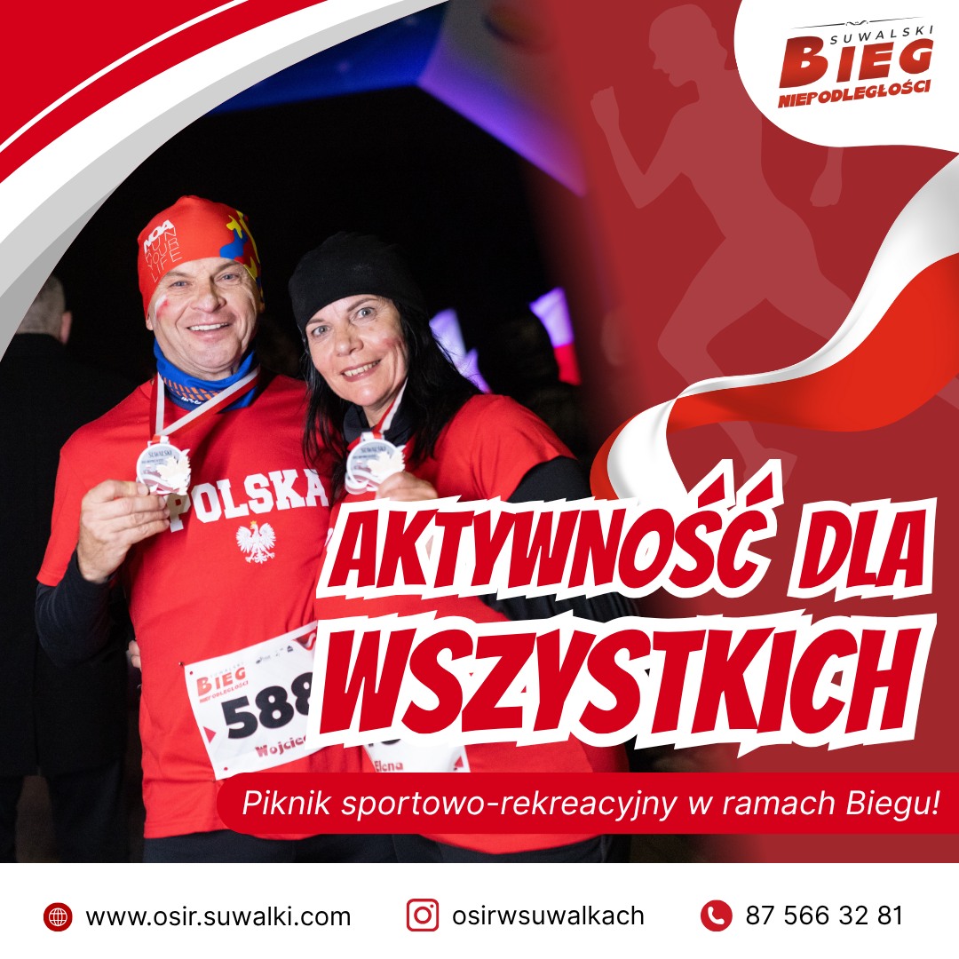 VI Suwalski Bieg Niepodległości i sukces miasta w Sportowym Turnieju Miast i Gmin VI Suwalski Bieg Niepodległości i sukces miasta w Sportowym Turnieju Miast i Gmin