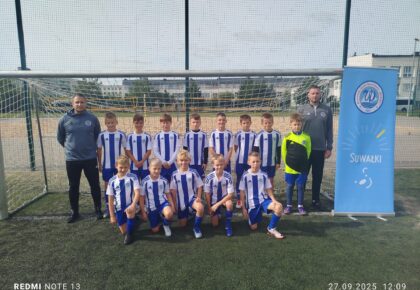 druzyna rocznika 2015 zagrala w turnieju ligowym w suwalkach