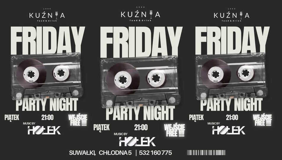 Friday Party Night z DJ Hołkiem DJ Hołek zagra na Friday Party Night 10 października