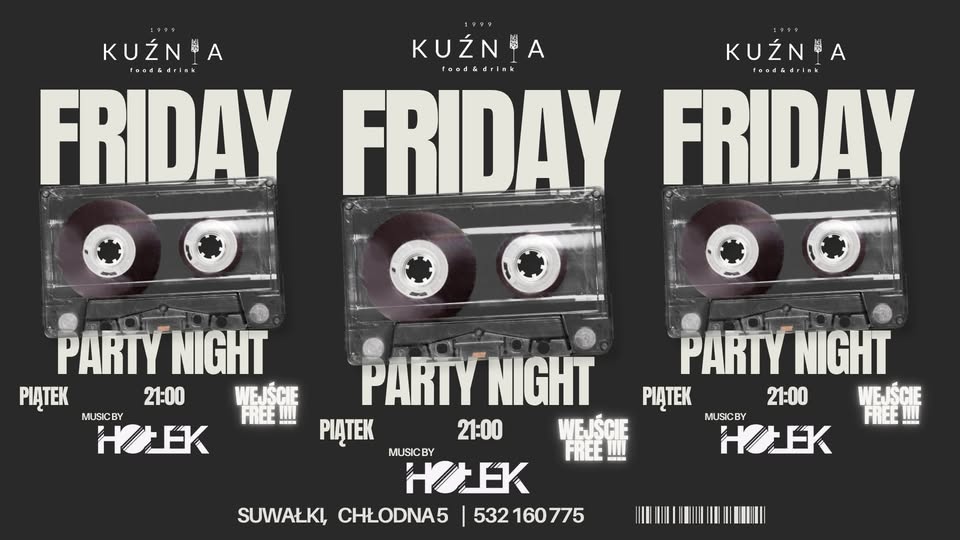 Friday Party Night z DJ Hołkiem DJ Hołek zagra na Friday Party Night 10 października