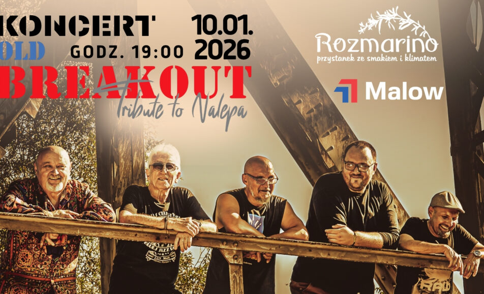 Koncert – Old Breakout Zespół Old Breakout podczas koncertu na scenie