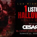 Plakat imprezy Halloween Dance or Die w LUX NIGHT CLUB w Suwałkach