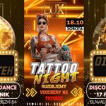 Tattoo Night w Lux Night Club Suwałki z voucherami na tatuaże