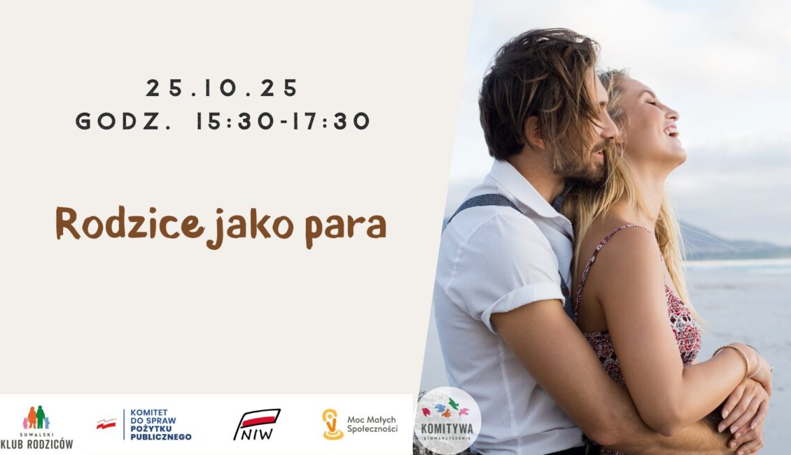 Rodzice jako para Plakat seminarium Familylab Rodzice jako para w Suwałkach