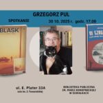 Grzegorz Pul autor książek podczas spotkania autorskiego
