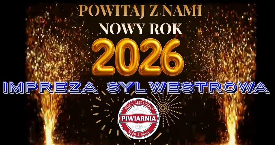 Sylwester w Piwiarni z Tomim Sylwester 2025 w Piwiarni Suwałki z DJ-em Tomim