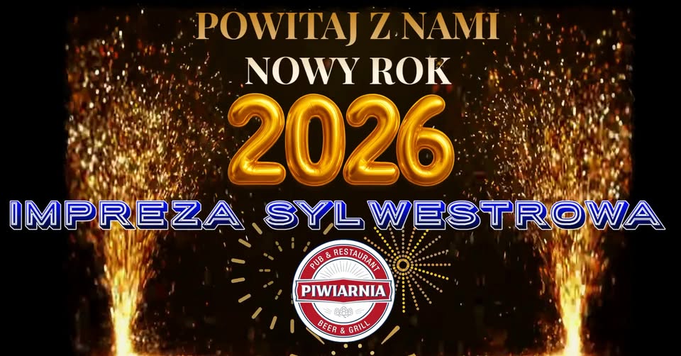Sylwester w Piwiarni z Tomim Sylwester 2025 w Piwiarni Suwałki z DJ-em Tomim
