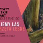 Plakat warsztatów akwarelowych poświęconych łosiom i jeleniom w Suwałkach