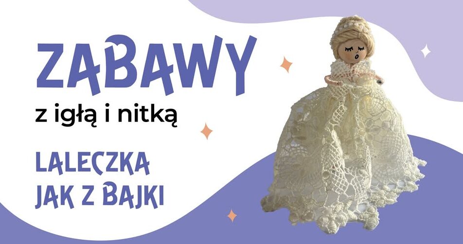 Kolorowe materiały i ręcznie wykonana lalka z tkanin