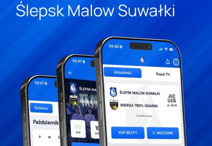Ślepsk Malow Suwałki z nową aplikacją mobilną Stellis One Ślepsk Malow Suwałki z nową aplikacją mobilną Stellis One