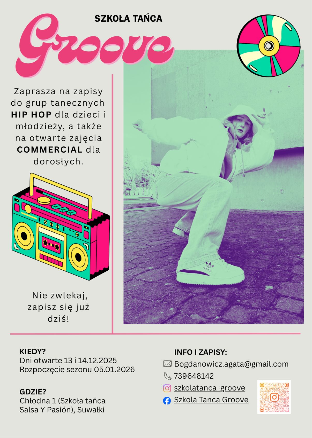 Bezpłatne dni otwarte w nowej szkole tańca w Suwałkach