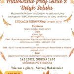 Malowanie przy winie – jesienny wieczór ze sztuką i muzyką