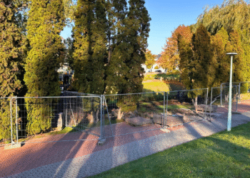 czasowe utrudnienia nad zalewem arkadia z powodu prac inwestycyjnych