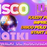 plakat imprezy Disco Polo & Dance Party w klubie Lux Night