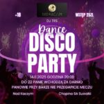 Plakat promujący imprezę taneczną Nad Kaczym z DJ TRS 14 listopada