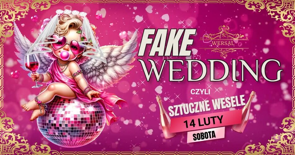 Para młoda i dekoracje weselne podczas imprezy tematycznej