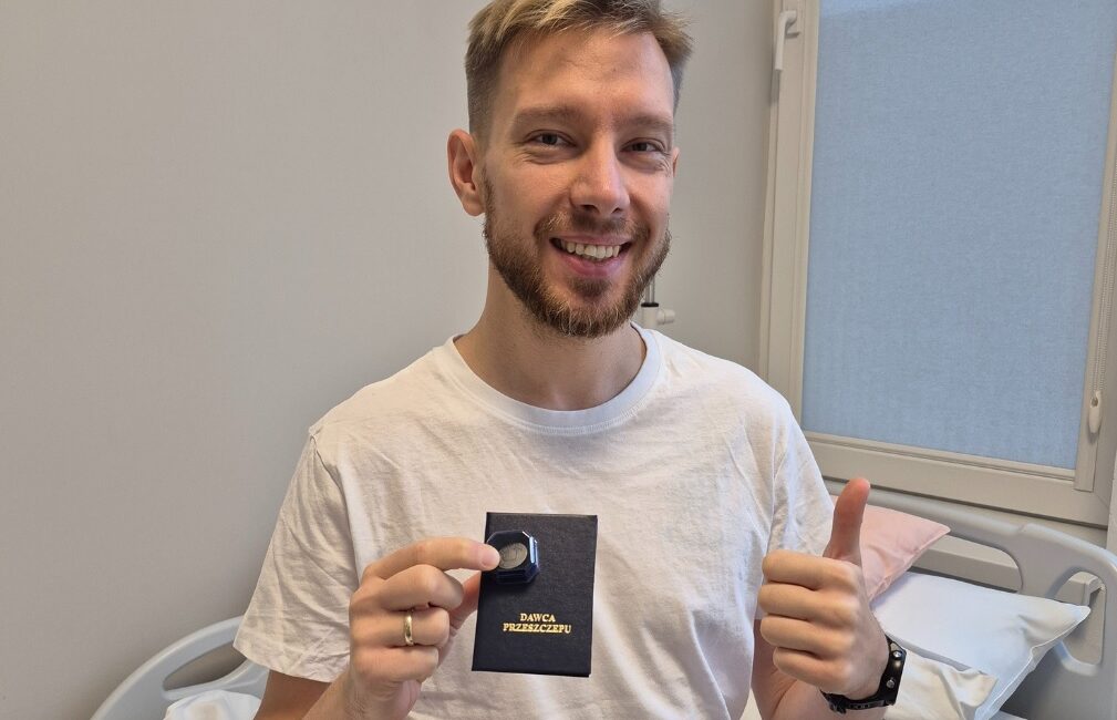 Michał Żukowski z Suwałk dawcą szpiku michal zukowski z suwalk dawca szpiku