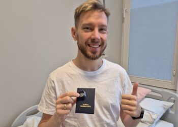 Michał Żukowski z Suwałk dawcą szpiku