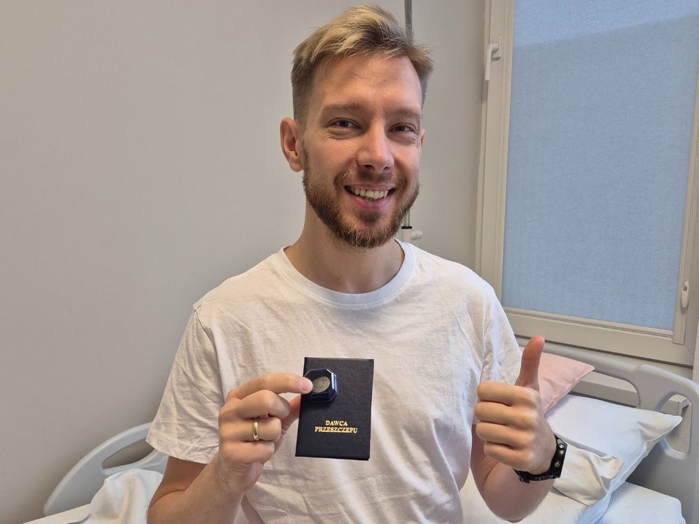 Michał Żukowski z Suwałk dawcą szpiku michal zukowski z suwalk dawca szpiku