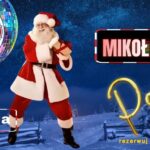 Plakat promujący mikołajkową imprezę w Piwiarni w Suwałkach