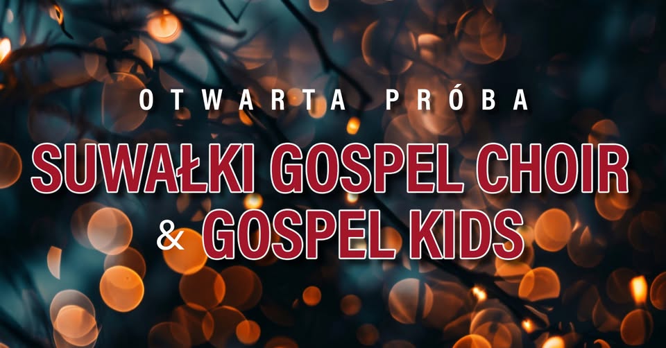 Otwarta próba Gospel Kids i Suwałki Gospel Choir w Łaźnia Cafe uczestnicy próby gospel w kawiarni
