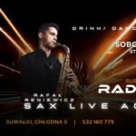 DJ Radipax i Rafał Reniewicz podczas występu z saksofonem