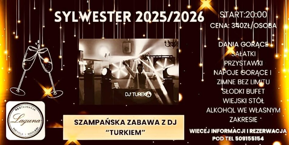 Sylwestrowa zabawa z DJ Turkiem 2025/2026