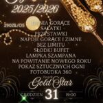 Sylwester 2025/2026 z zespołem Gold Star i fotobudką 360 Zespół Gold Star i dekoracje sylwestrowe