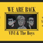 plakat koncertu VIVI & The Boys z gośćmi Shokuz i Sativa w Suwałkach