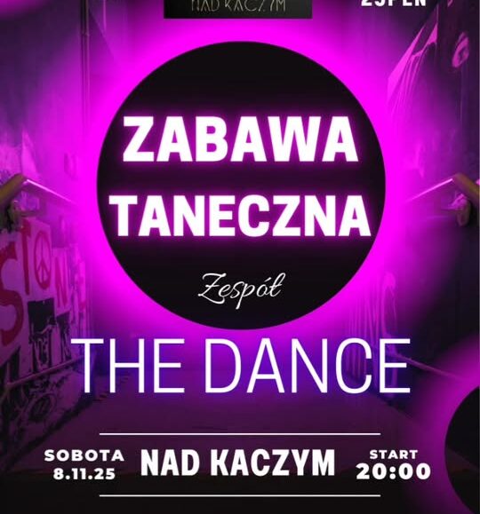 Zespół The Dance wystąpi podczas zabawy tanecznej nad Kaczym