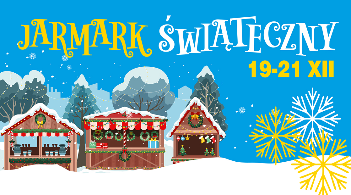 Jarmark Świąteczny Stoisko z ozdobami świątecznymi na jarmarku bożonarodzeniowym