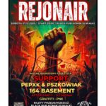 Rejonair i support Pepxk x PszkoWiak na plakacie koncertowym