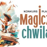 Konkurs plastyczny Magiczna chwila – wernisaż wystawy Plakat promujący wernisaż wystawy Magiczna chwila