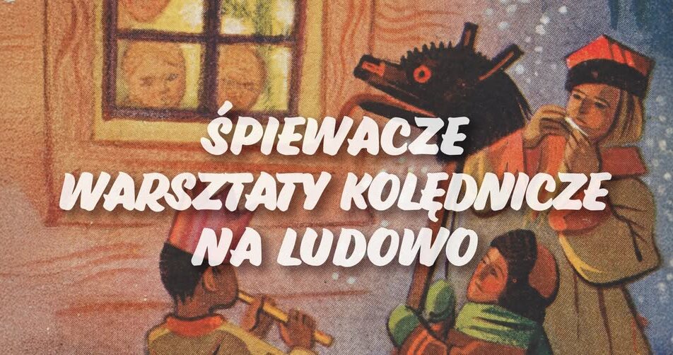Prowadzący i uczestnicy śpiewaczych warsztatów kolędniczych podczas zajęć