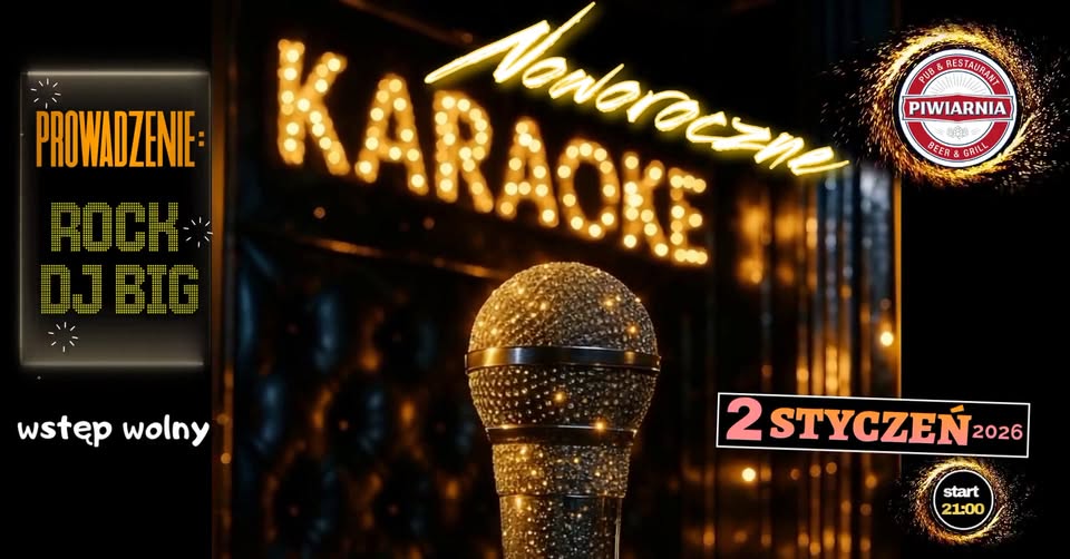 Karaoke z Rock DJ Big w Piwiarni w Suwałkach