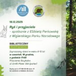 Ryś i przyjaciele – spotkanie dla dzieci z Wigierskim Parkiem Narodowym ilustracja rysia prezentowana podczas spotkania edukacyjnego dla dzieci